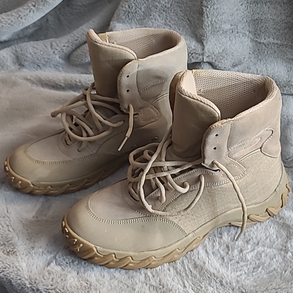 Desert Combat Tactical Boots Moto Mens 11.5 - Picture 6 of 8